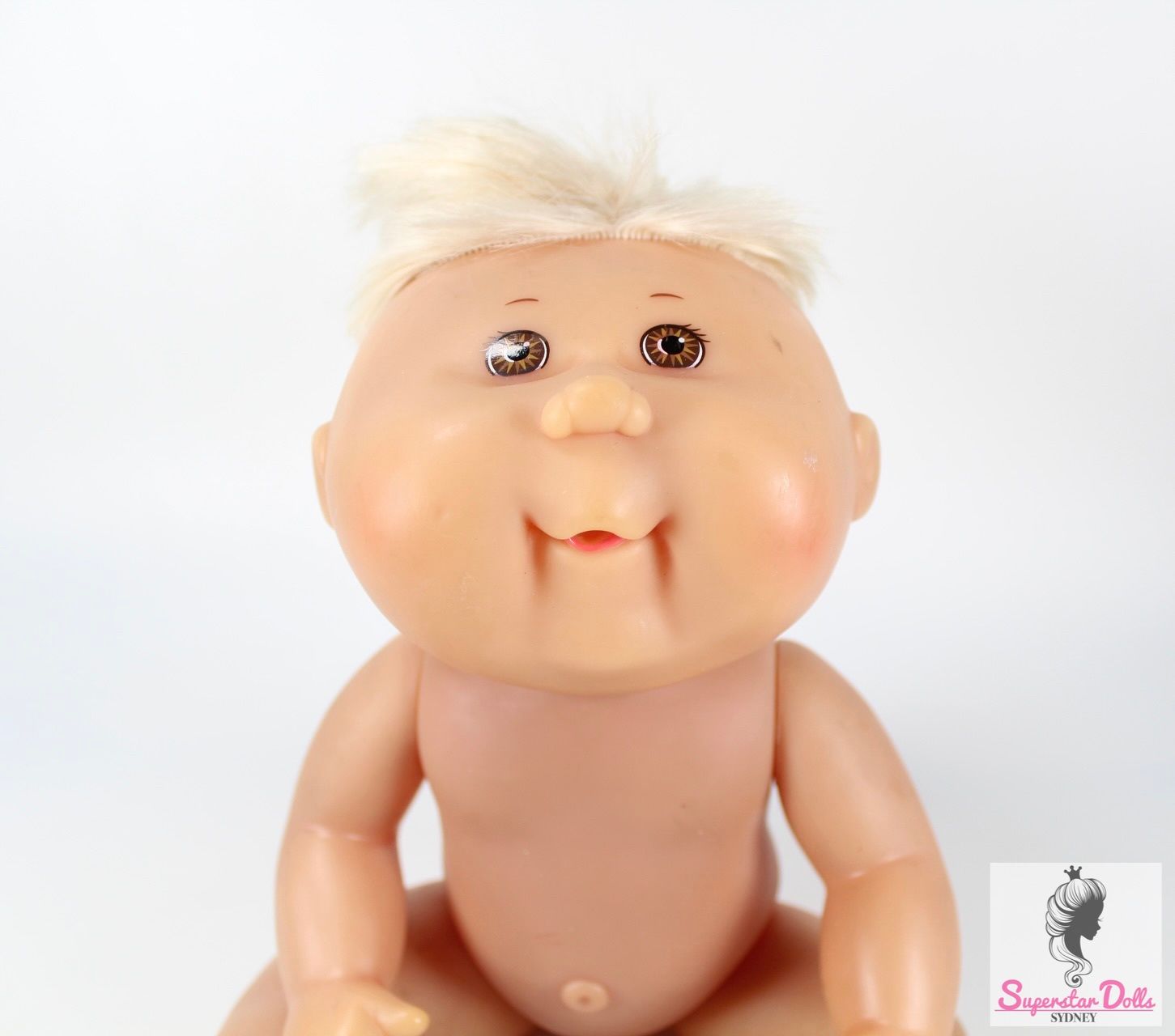 Vintage 1991 "Cabbage Patch Kids: Mattel's First Edition" 12" Plastic Toddler Do img
