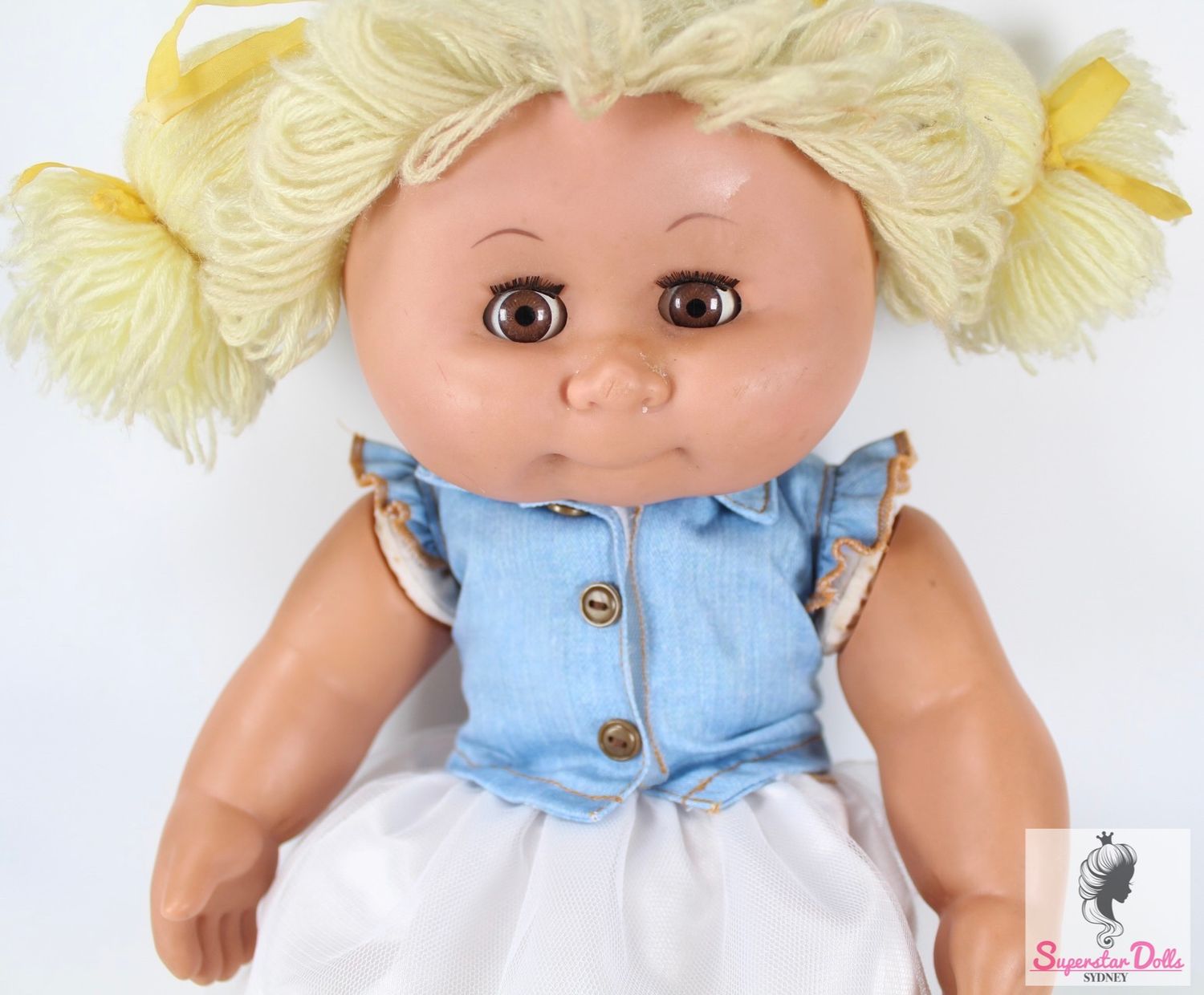 Vintage 1980/90&#39;s &quot;Cabbage Patch Kids&quot; 17&quot; Clone Doll by Clean Toys