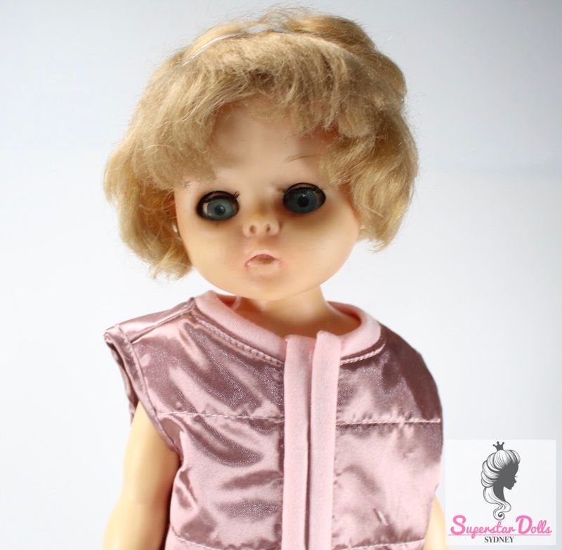 Vintage 1960&#39;s 17&quot; Vinyl Toddler Doll by Perfekta