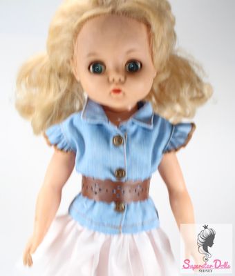 Vintage Mid-Century 16&quot; English Toddler Doll