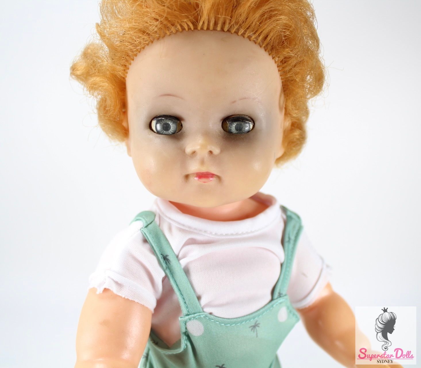 Vintage Mid-Century 13&quot; English Toddler Doll by Rosebud