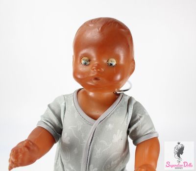 Vintage Antique 12&quot; Rubber Baby Doll