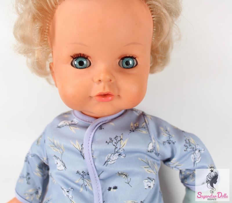 Vintage 1970&#39;s &quot;Cicciobello&quot; 19&quot; Soft Body Baby Doll by Sebino Italy