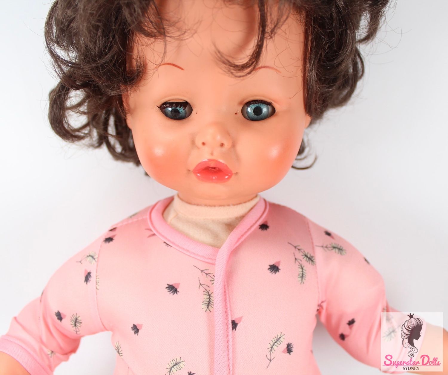 Vintage 1970&#39;s  21&quot; Soft Body Baby Doll by Furga Italy