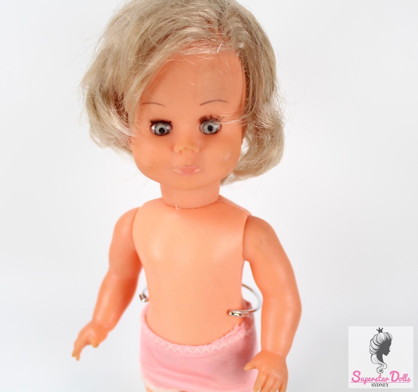 Vintage 1960&#39;s/70&#39;s 14&quot; Toddler Doll by Sebino Italy