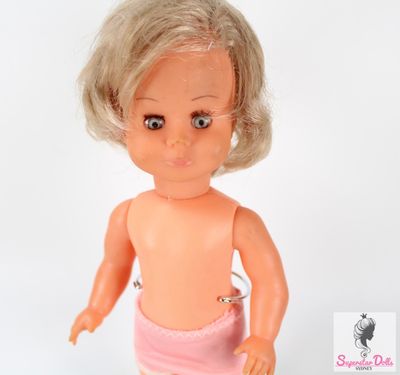 Vintage 1960&#39;s/70&#39;s 14&quot; Toddler Doll by Sebino Italy