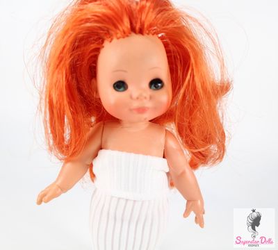 Vintage 1960/70&#39;s &quot;Tina &amp; Tilly&quot; 6&quot; Toddler Doll by Furga Italy