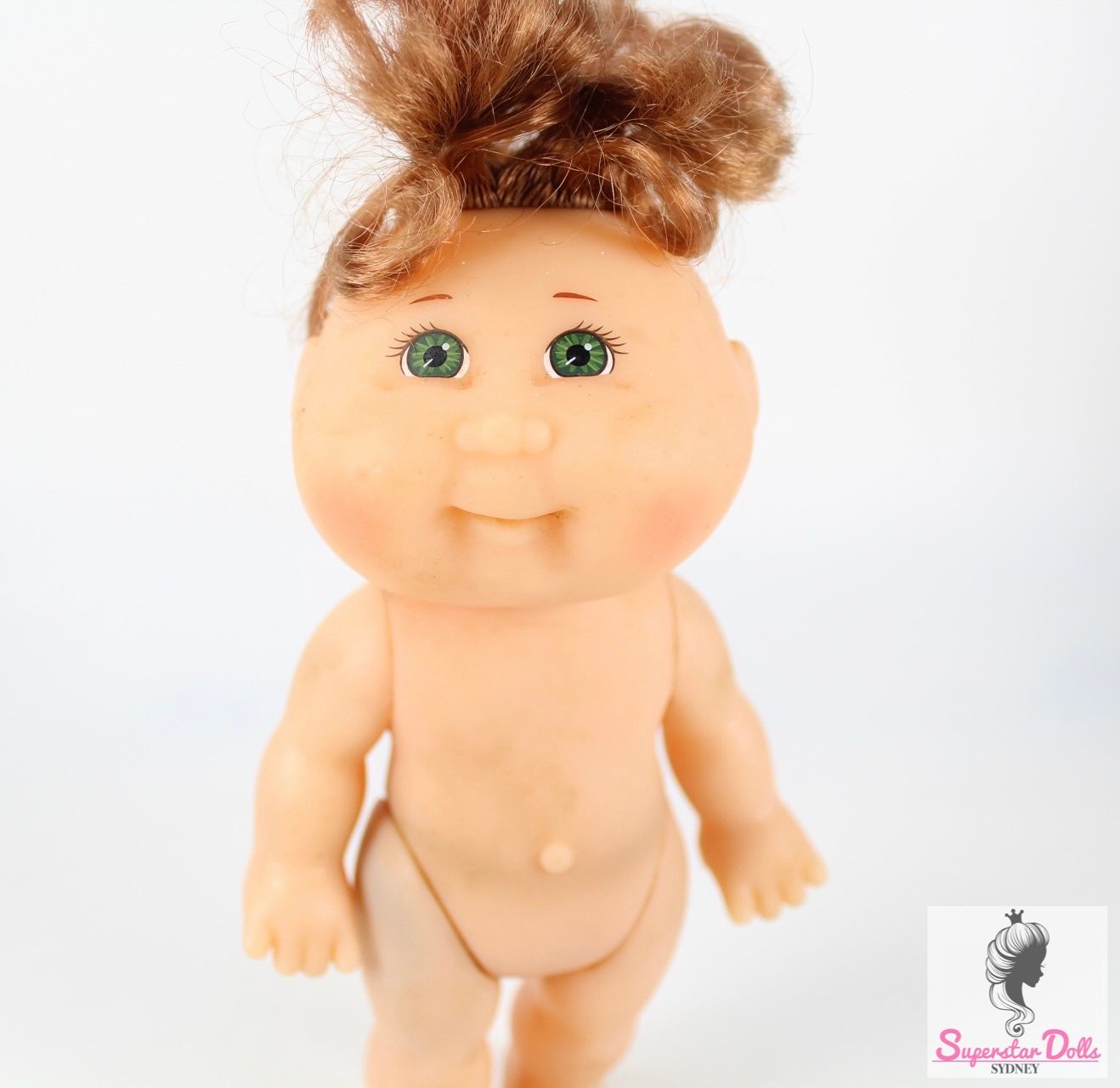 Vintage 1995 "Cabbage Patch Kids: Mattel's First Edition" 8" Plastic Toddler Dol img
