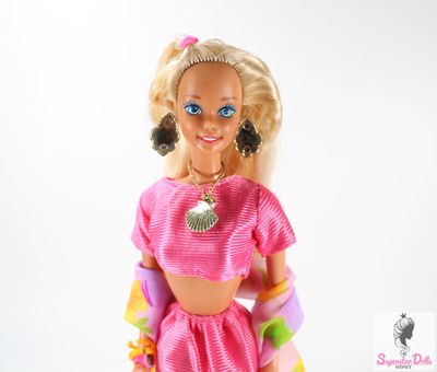 1994 &quot;Tropical Splash&quot; Barbie Doll in Vintage Clone Fashion