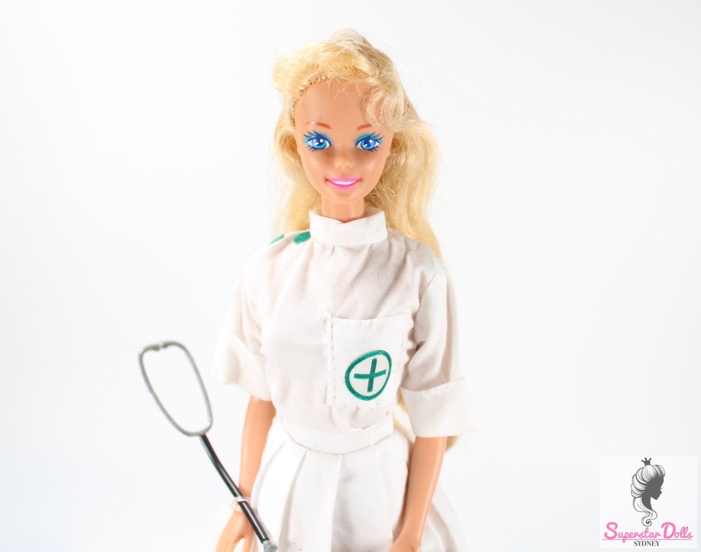 80's/90's Superstar Era "My First" Straight Legged Barbie in Vintage Clone Fashi img
