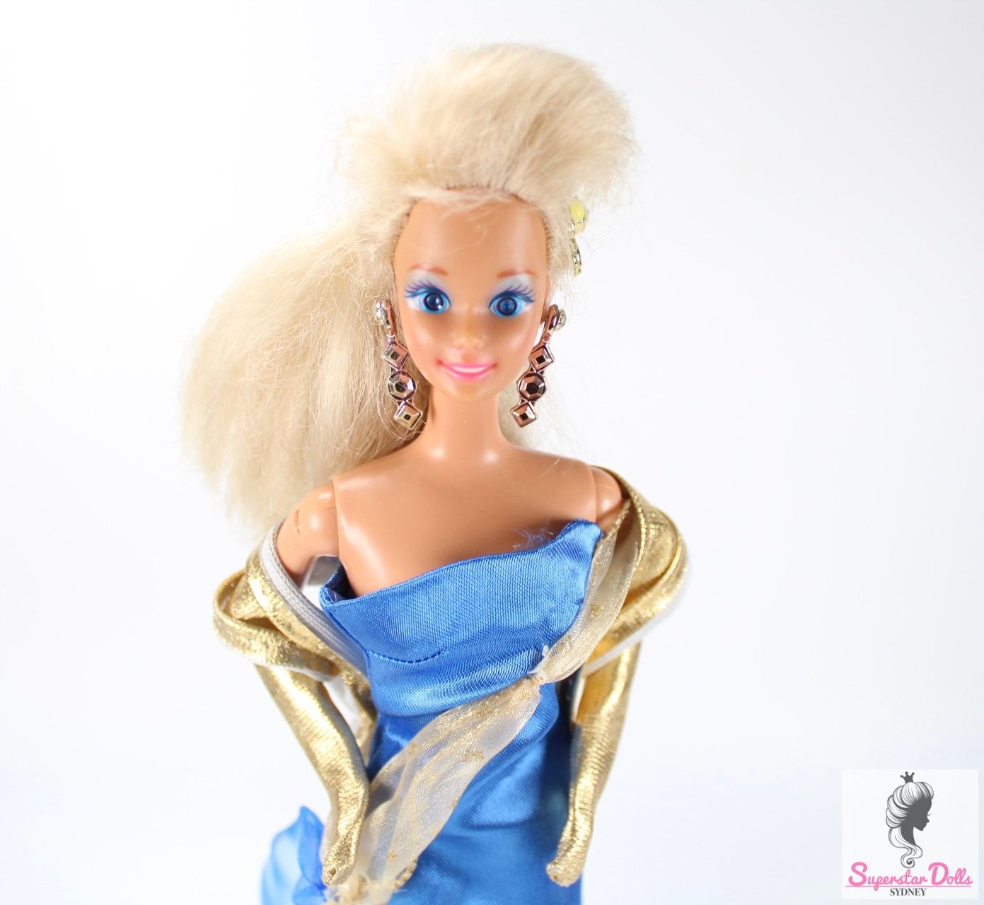 1991 "Sparkle Eyes" Barbie Doll in Vintage Barbie Fashion img