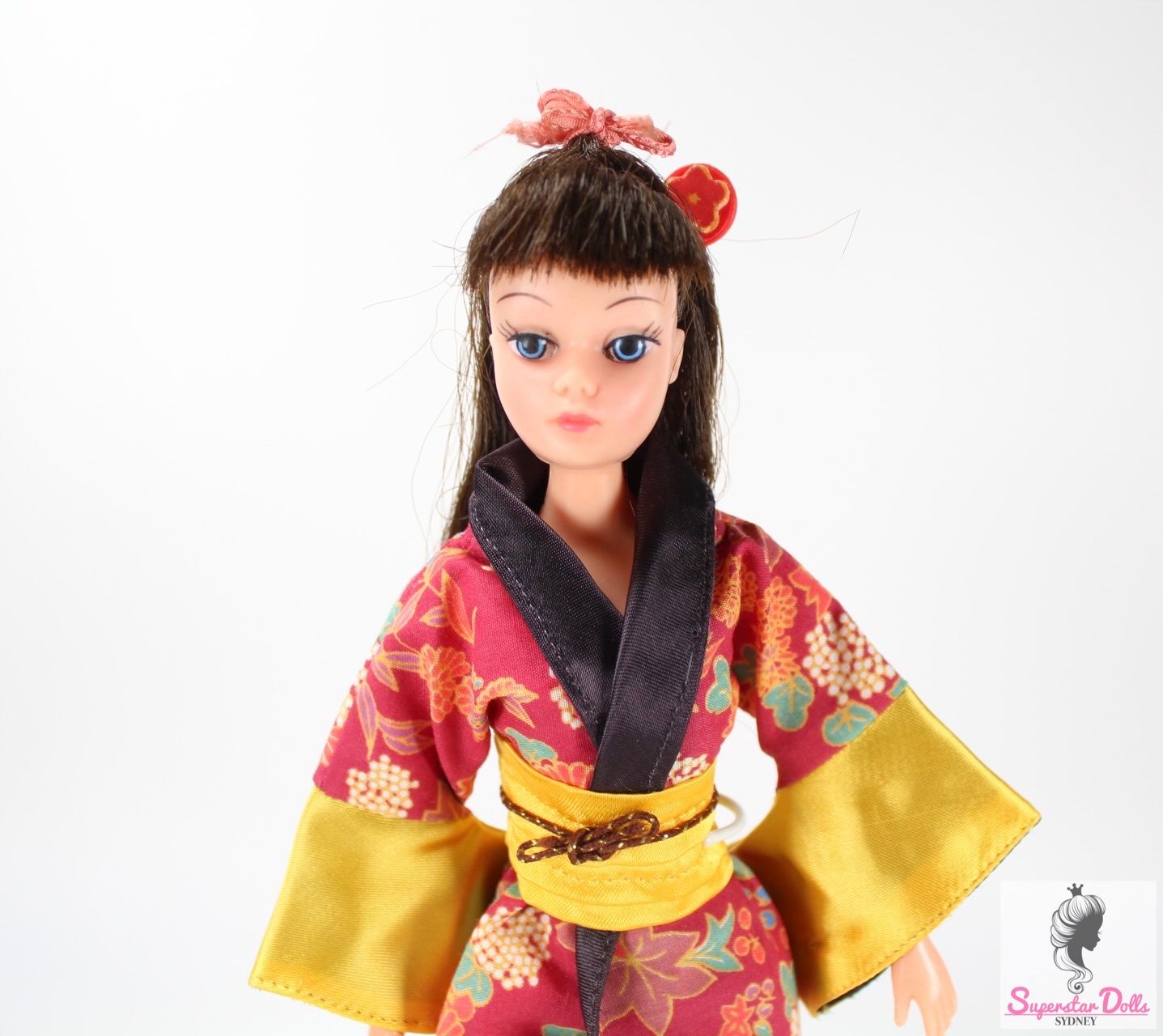 Vintage 1969 &quot;Dollikin&quot; Clone Dressed Fashion Doll by Uneeda