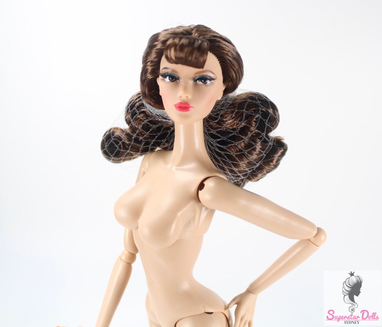 2025 JHDFASHIONDOLL Convention: "IMMORTAL EGYPT: NEFERTARI" NUDE Doll (ONLY) img