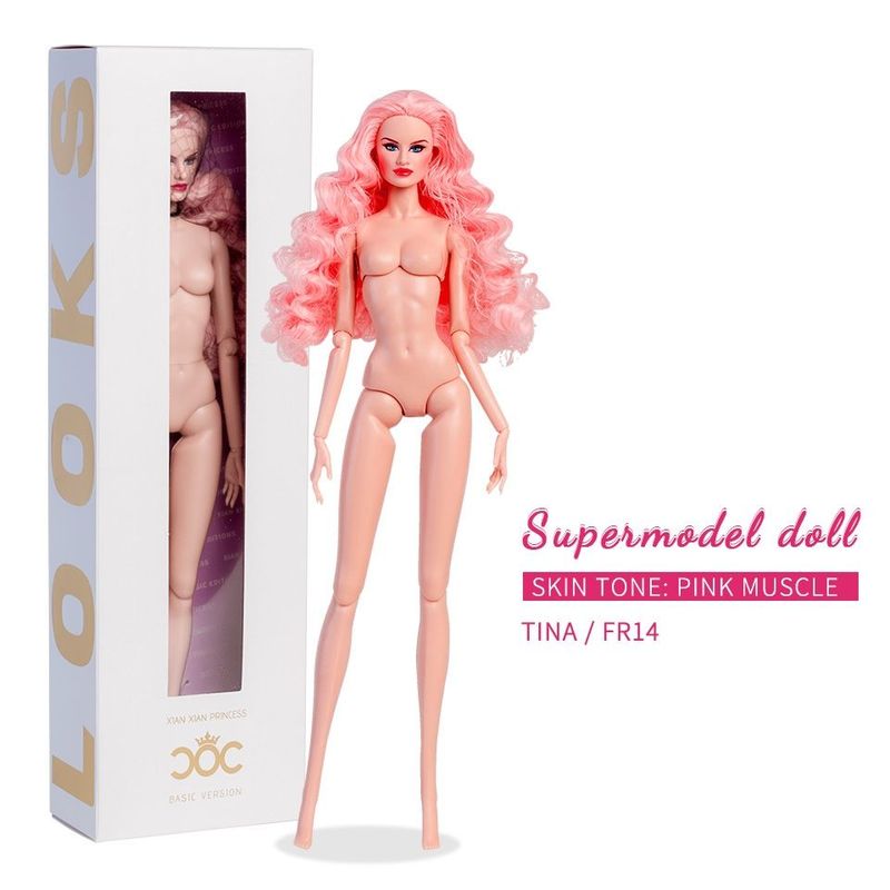 IN-STOCK: Xian Xian &quot;Supermodel: Tina/FR14&quot; 32cm/12.5&quot; Nude Articulated Fashion Doll
