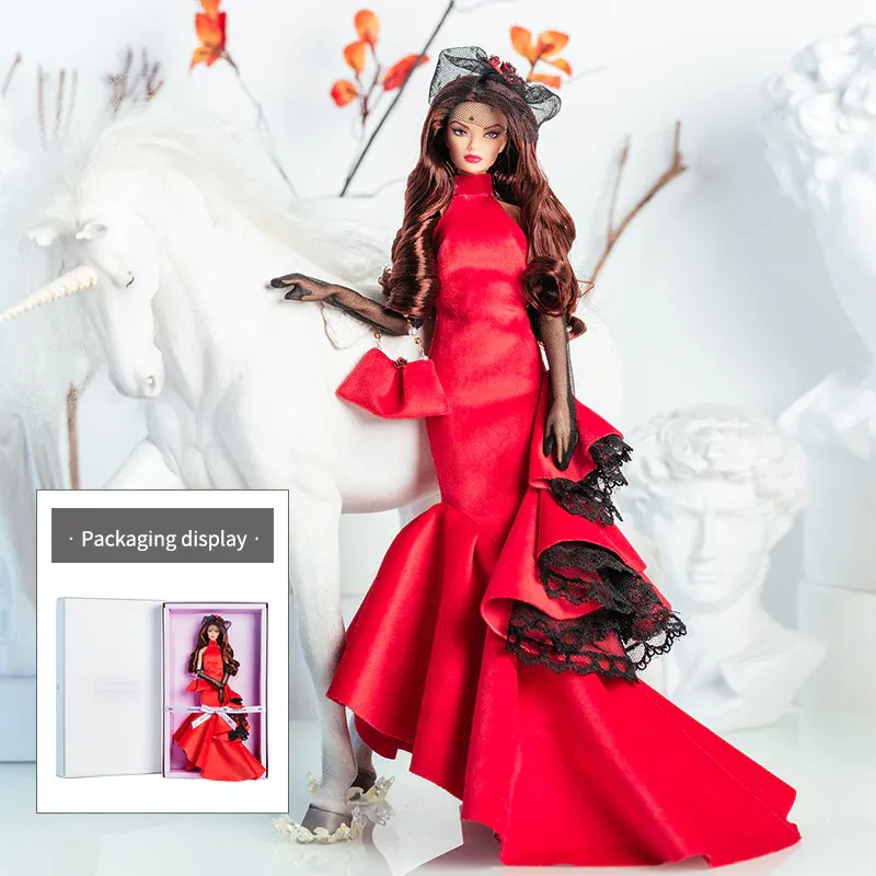 PRE-SALE: 2025 Xian Xian &quot;Red Elegance&quot; Dressed Fashion Doll- Y123+FR25