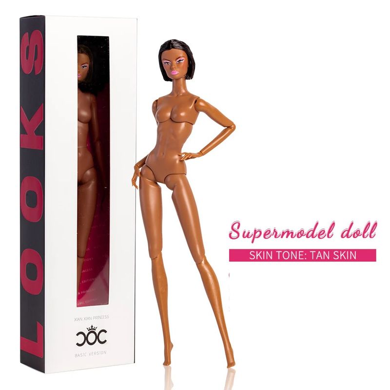 PRE-ORDER: Xian Xian &quot;Supermodel&quot; Nude Articulated Fashion Doll