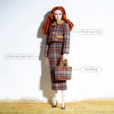 "Sustainable" Fashion Set for 11.5-12.5" Fashion Dolls-Y209