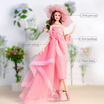 IN-STOCK NOW: "Spring &amp; Summer Dream" Fashion Set + Hand Made Shoes for 1:6/11.5-12.5" Fashion Dolls-Y272+P41