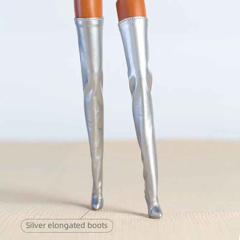 Xian Xian Supermodel Handmade Doll Boots For 1/6 Fashion Dolls-P49 img