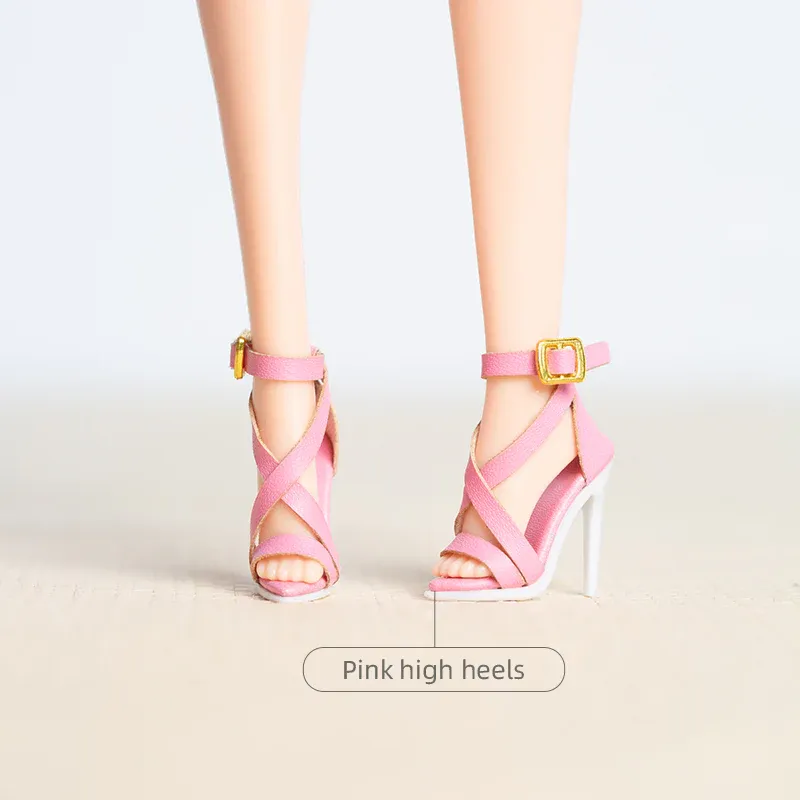 IN-STOCK NOW: Handmade Doll Shoes For 1/6 Scale Fashion Dolls-P41 img