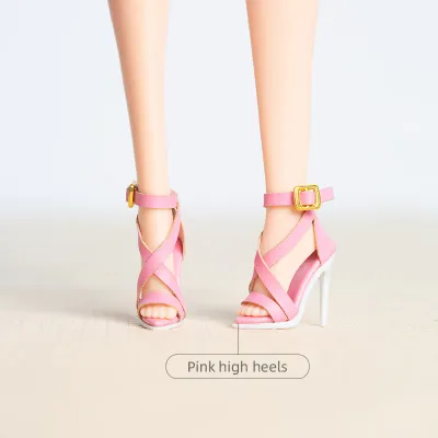 IN-STOCK NOW: Handmade Doll Shoes For 1/6 Scale Fashion Dolls-P41