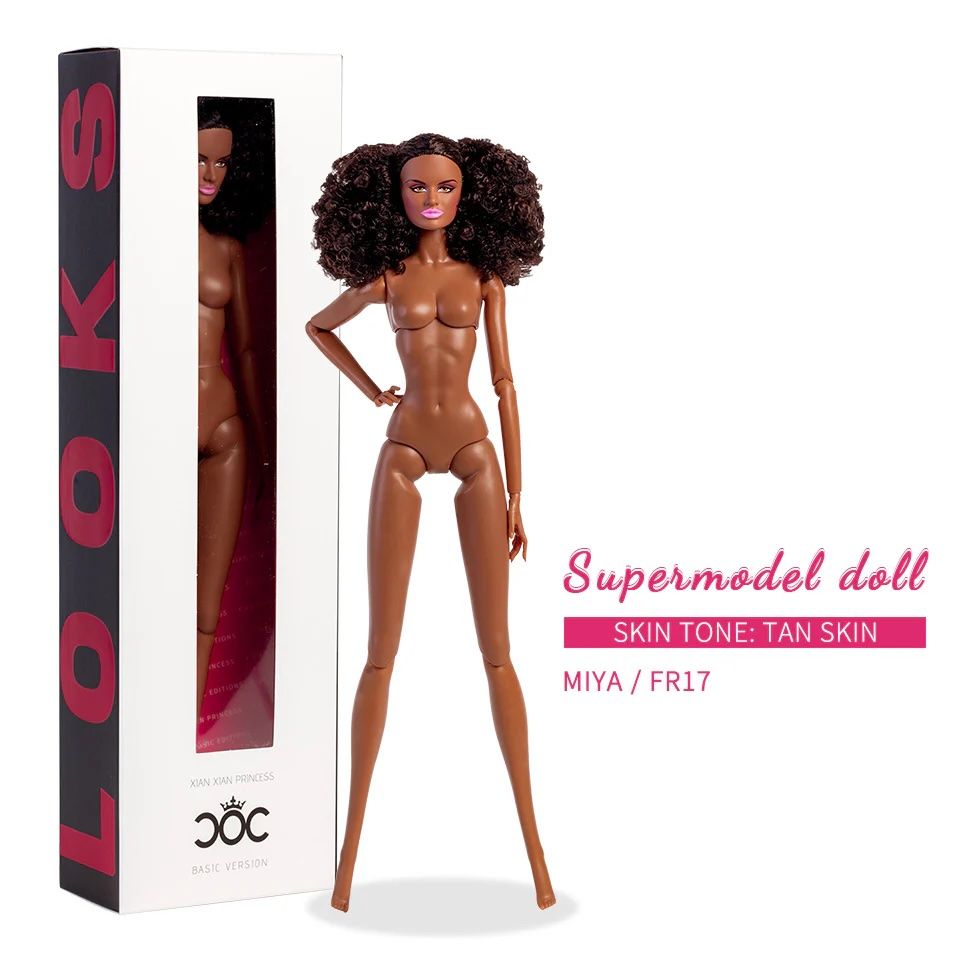 PRE-ORDER: Xian Xian &quot;Supermodel: Miya/FR17&quot; Nude Articulated Fashion Doll
