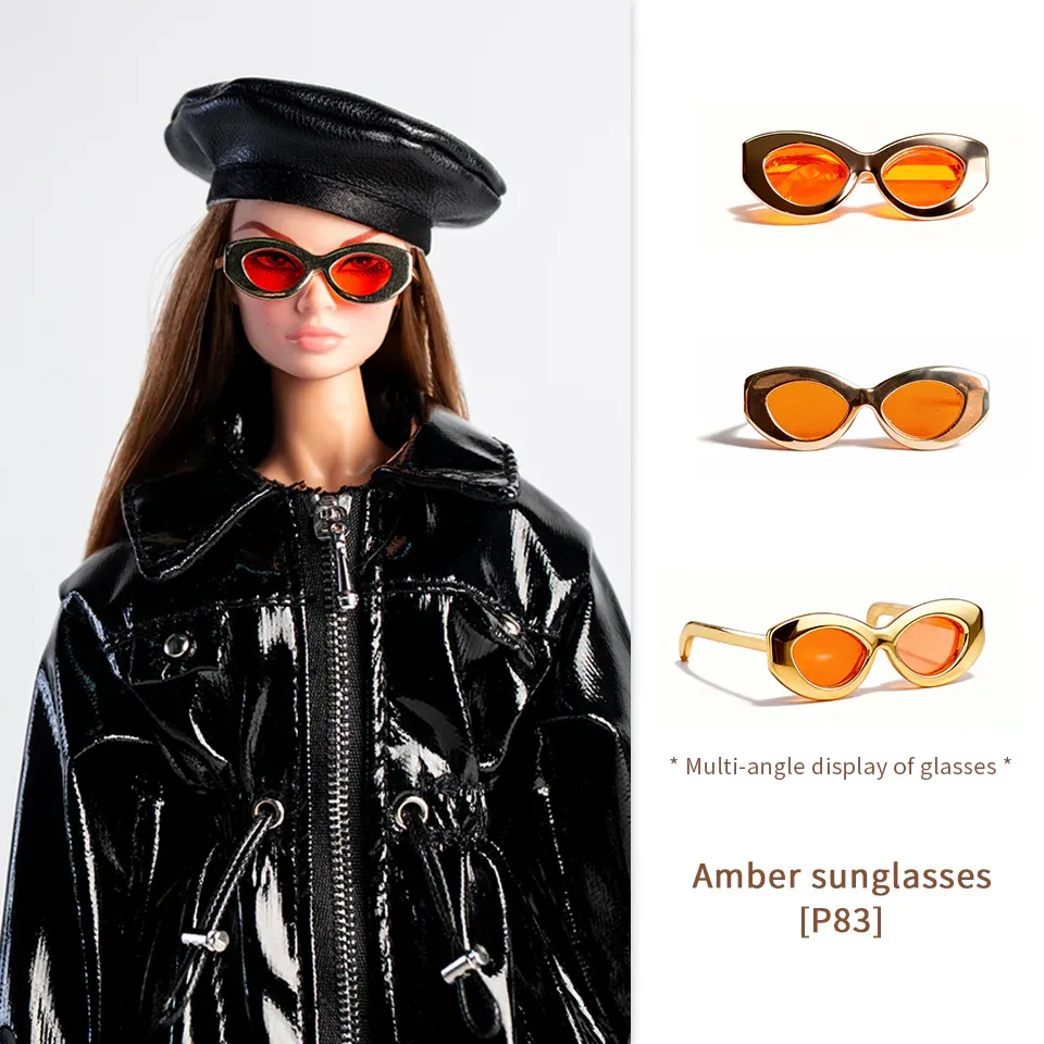 PRE-ORDER: High Quality Doll Sunglasses For 1/6 Scale Fashion Dolls-P83
