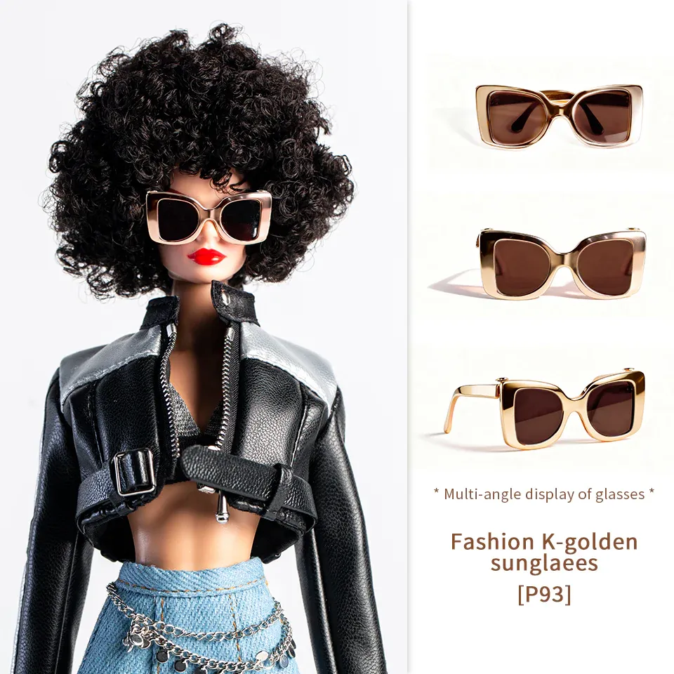 PRE-ORDER: High Quality Doll Sunglasses For 1/6 Scale Fashion Dolls-P93 img
