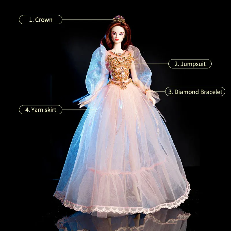 PRE-ORDER: &quot;Pink Ballet Fairy&quot; Fashion Set + Hand Made Shoes for 1:6/11.5-12.5&quot; Fashion Dolls Y243+P41