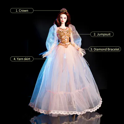 PRE-ORDER: "Pink Ballet Fairy" Fashion Set + Hand Made Shoes for 1:6/11.5-12.5" Fashion Dolls Y243+P41