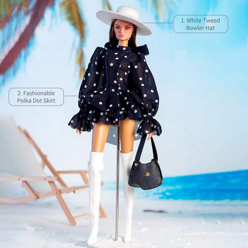 IN-STOCK NOW: "Navigation" Fashion Set + Hand Made Boots for 1:6/11.5-12.5" Fashion Dolls Y2452+P79+P51