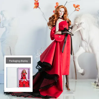 PRE-SALE: 2025 Xian Xian "Red Elegance" Dressed Fashion Doll- Y122+FR19