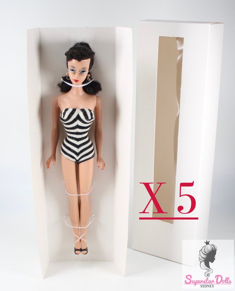 PACK OF 5 X Premium Custom Display/Storage Box for 1:6 Fashion Dolls up to 13.5" img