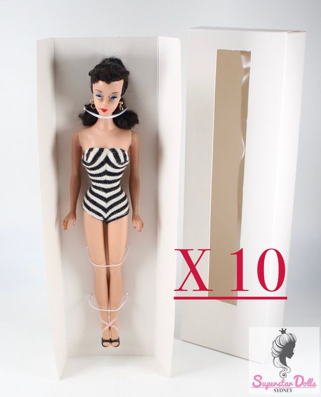 PACK OF 10 X Premium Custom Display/Storage Box for 1:6 Fashion Dolls up to 13.5&quot; Tall &amp; Similar Collectables
