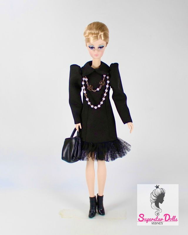  "Black Attitude " Fashion Set for Barbie/Integrity Toys &amp; Similar Fashion Dolls-Y182+P24