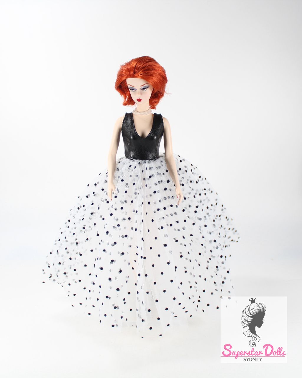Xian Xian "Black Elegance" Fashion Set for 11.5-12.5" Fashion Dolls-Y81 img