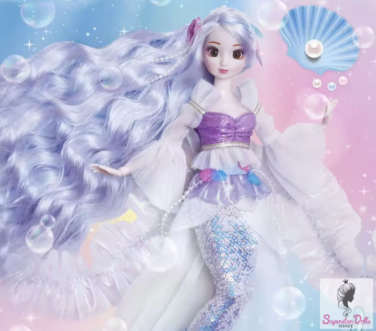 PRE-ORDER 2026 "The Mermaid Princess" Anlily 11.5" Fantasy Fashion Doll Gift-Set img