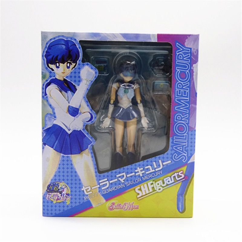 PRE-ORDER: 15cm "Sailor Mercury" Sailor Moon Articulated Action Figure