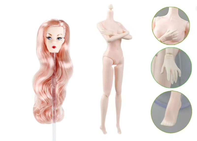 Replacment Fashion Doll Heads &amp; Bodies