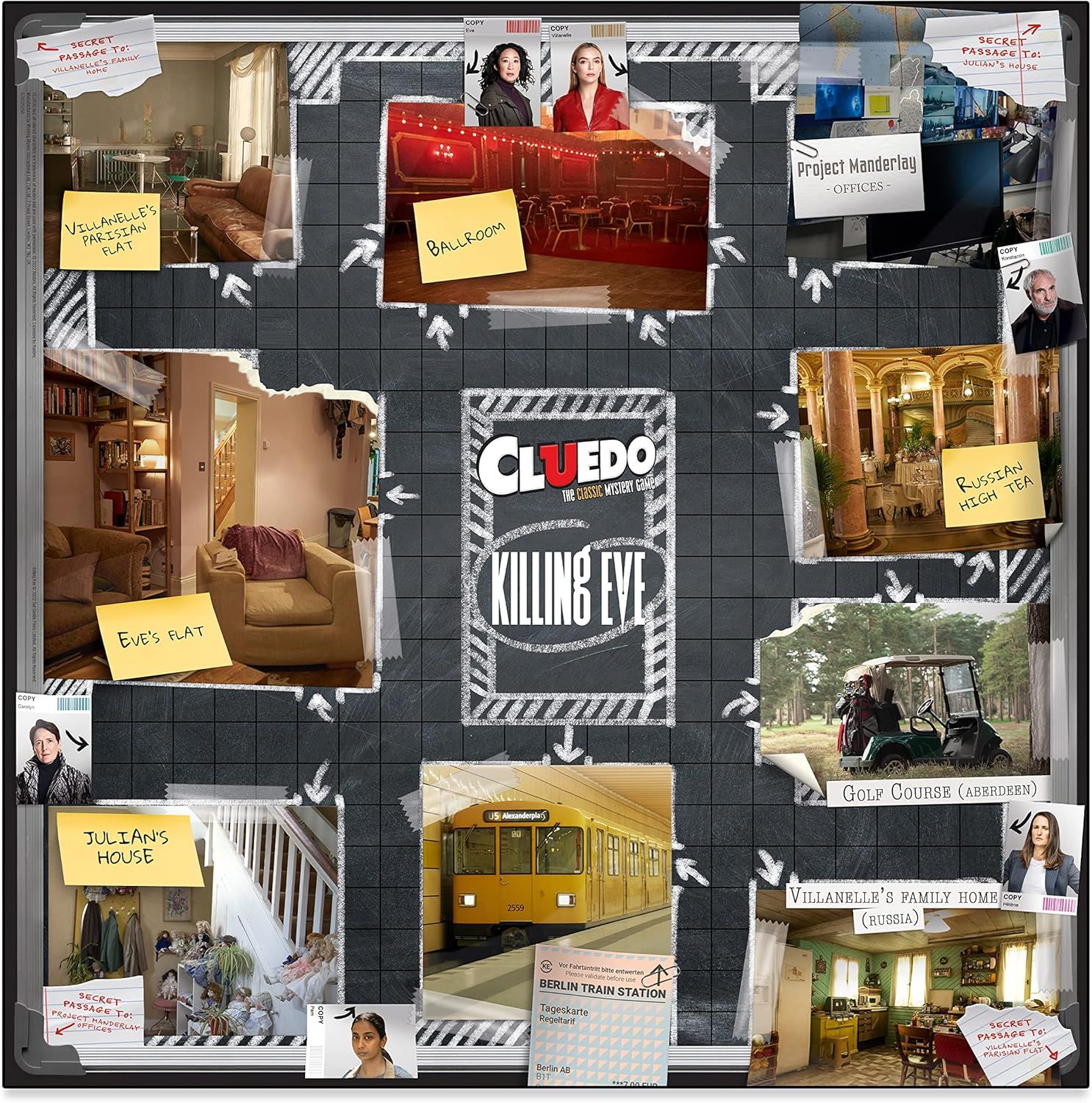 Winning Moves: Cleudo: Killing Eve Edition