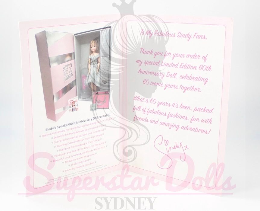 3 x 2023 Limited Edition 60th Anniversary Sindy Doll  Birthday Card