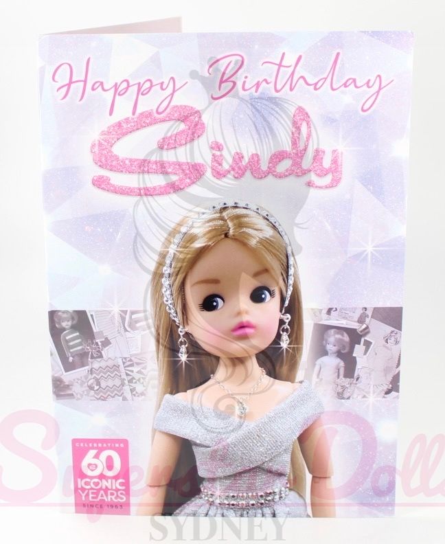 3 x 2023 Limited Edition 60th Anniversary Sindy Doll  Birthday Card