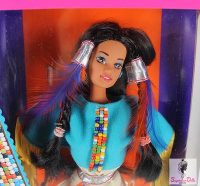 1993 Special 2nd Edition: "Native American" Barbie Doll from the Dolls of the World Collection
