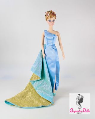 Xian Xian "Blue Dream" Fashion Set for Barbie/Integrity Toys &amp; Similar Fashion Dolls- Y89+P74