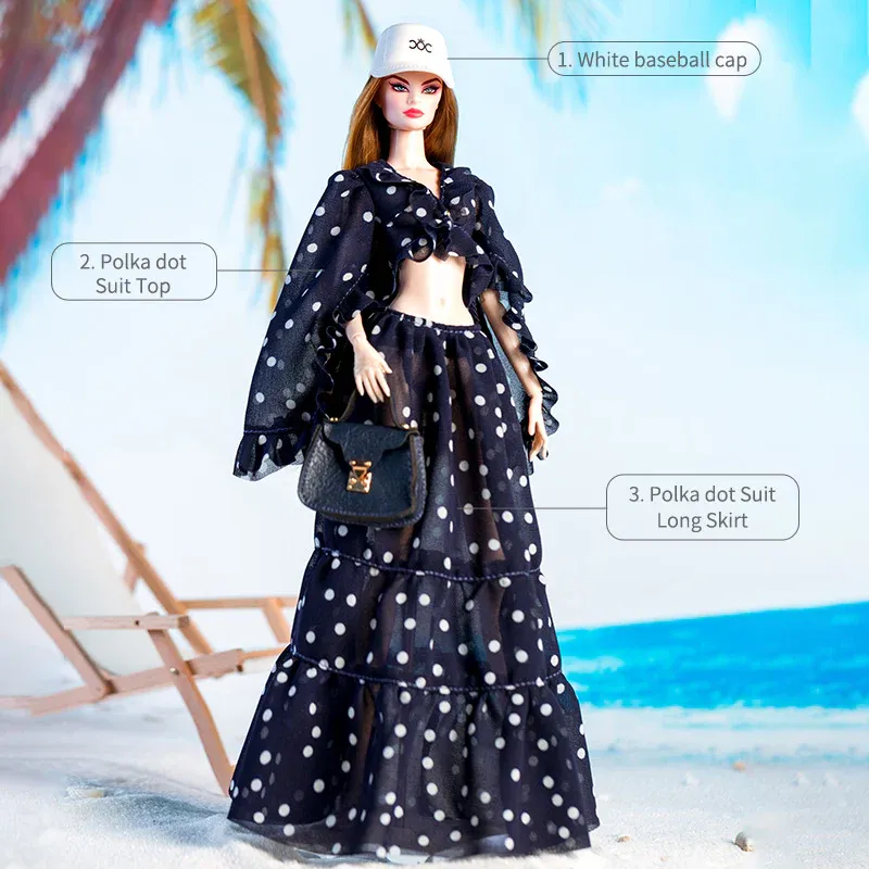 Xian Xian "Navigation" Fashion Set + Hand Made Shoes for 16/11.5-12.5" Fashion D img