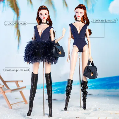 IN-STOCK NOW:  "Navigation" Fashion Set + Hand Made Boots for 1:6/11.5-12.5" Fashion Dolls Y2454+P78+P52