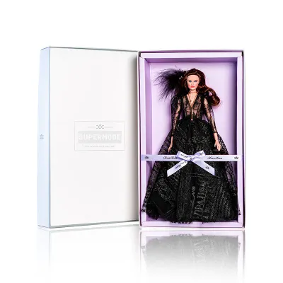 PRE-SALE: 2025 Xian Xian Supermodel &quot;Black Elegance&quot; Tina Dressed Fashion Doll-Y80+FR15