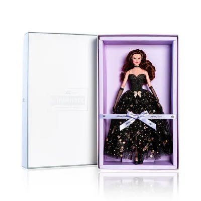 PRE-SALE: 2025 Xian Xian Supermodel &quot;Black Elegance&quot; Tina Dressed Fashion Doll-Y01+FR15