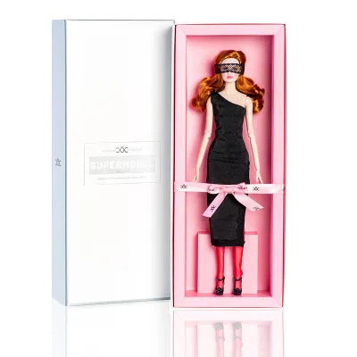 PRE-SALE: 2025 Xian Xian Supermodel "Black Dress" Tina Dressed Fashion Doll-Y166+FR19