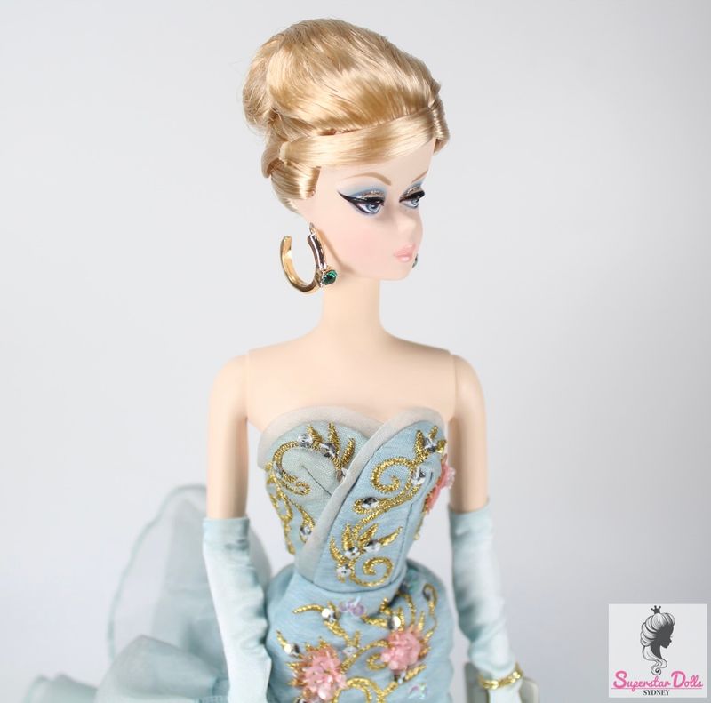 1 x Pair of Handmade Metal Emerald Gold Hoop Earrings for 1:6/11.5-13&quot; Fashion Dolls